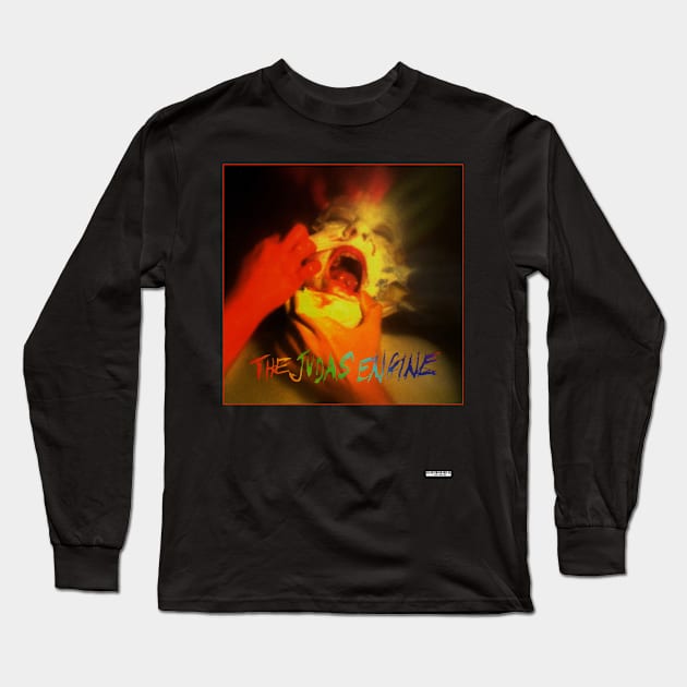 The Judas Engine_Scream Face Long Sleeve T-Shirt by texaspoetrope